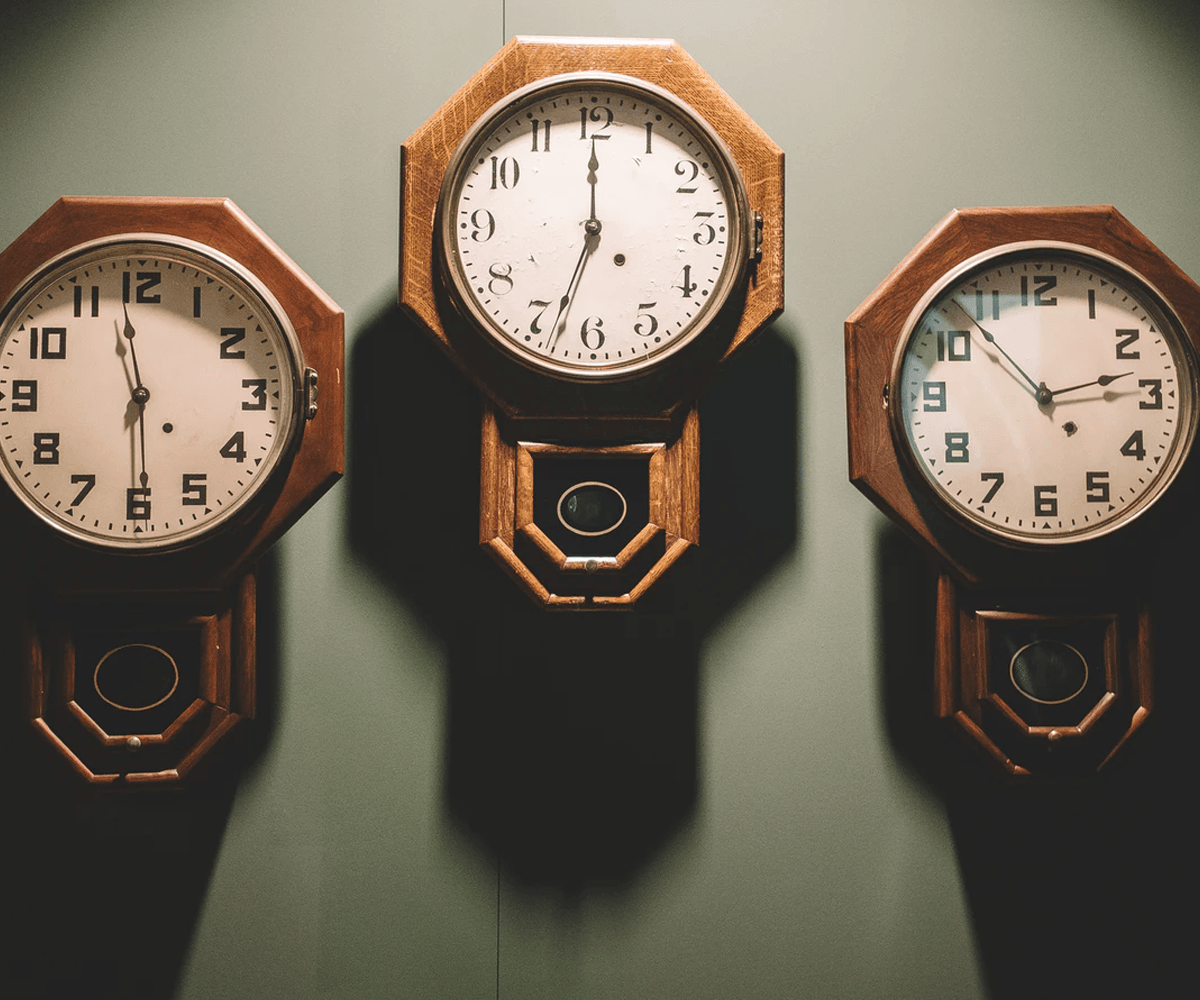 three clocks save time Orbit Same Day Richmond Virginia